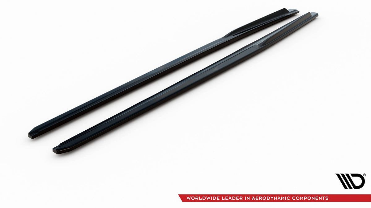 Street+ Seitenschweller Leisten V.2 passend für Audi RS3 8V Sportback Facelift schwarz Hochglanz – Ansicht 6