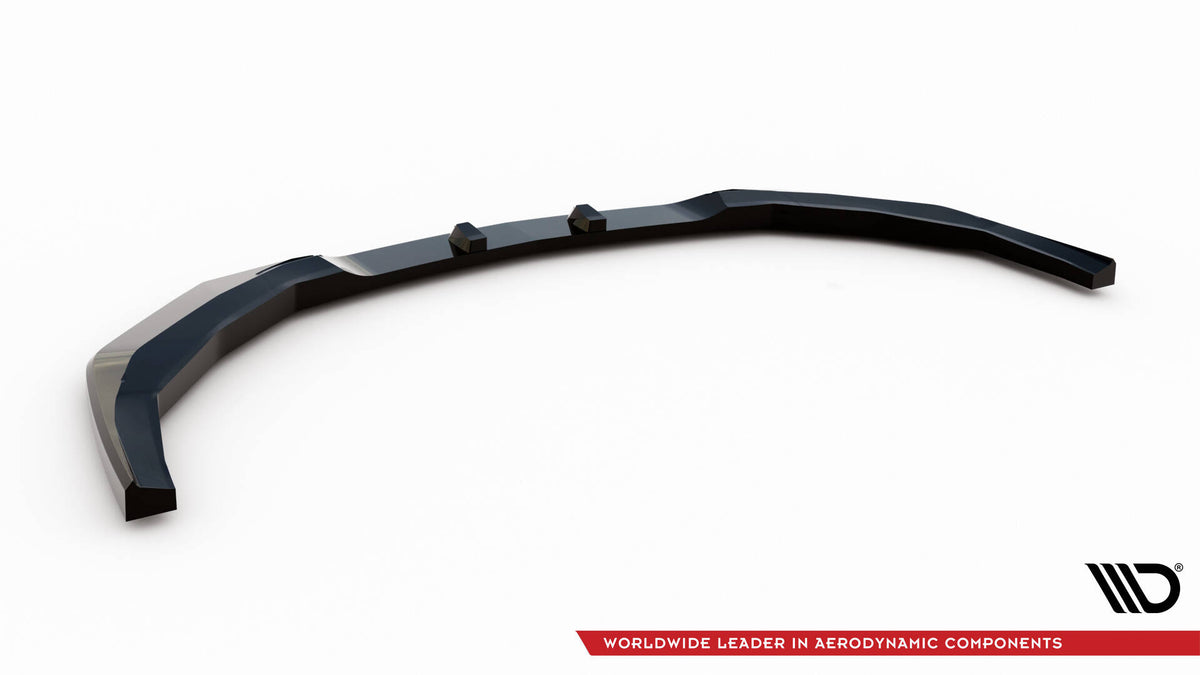 Street+ Spoilerlippe Front Ansatz V.2 passend für Ford Mustang GT Mk7 schwarz Hochglanz – Ansicht 6