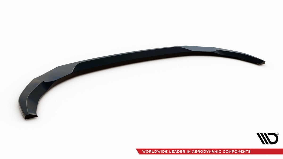 Street+ Spoilerlippe Front Ansatz V.2 passend für VW T6  schwarz Hochglanz – Ansicht 6