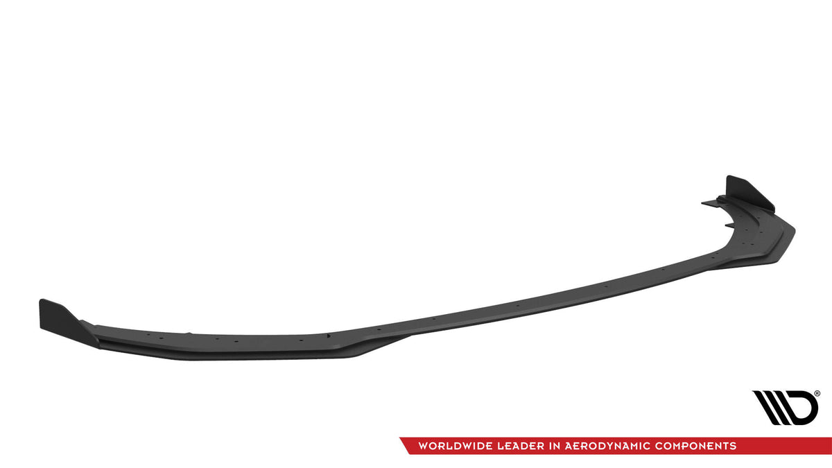 Street Pro Street+ Spoilerlippe Front Ansatz + Flaps passend für Kia Stinger GT / GT-Line / Standard Mk1 schwarz Hochglanz – Ansicht 6