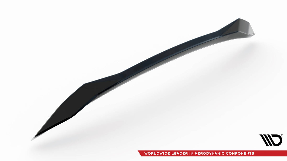 Niedriger Heckspoiler Lippe 3D Lexus RX F-Sport Mk4 Facelift schwarz Hochglanz – Ansicht 5