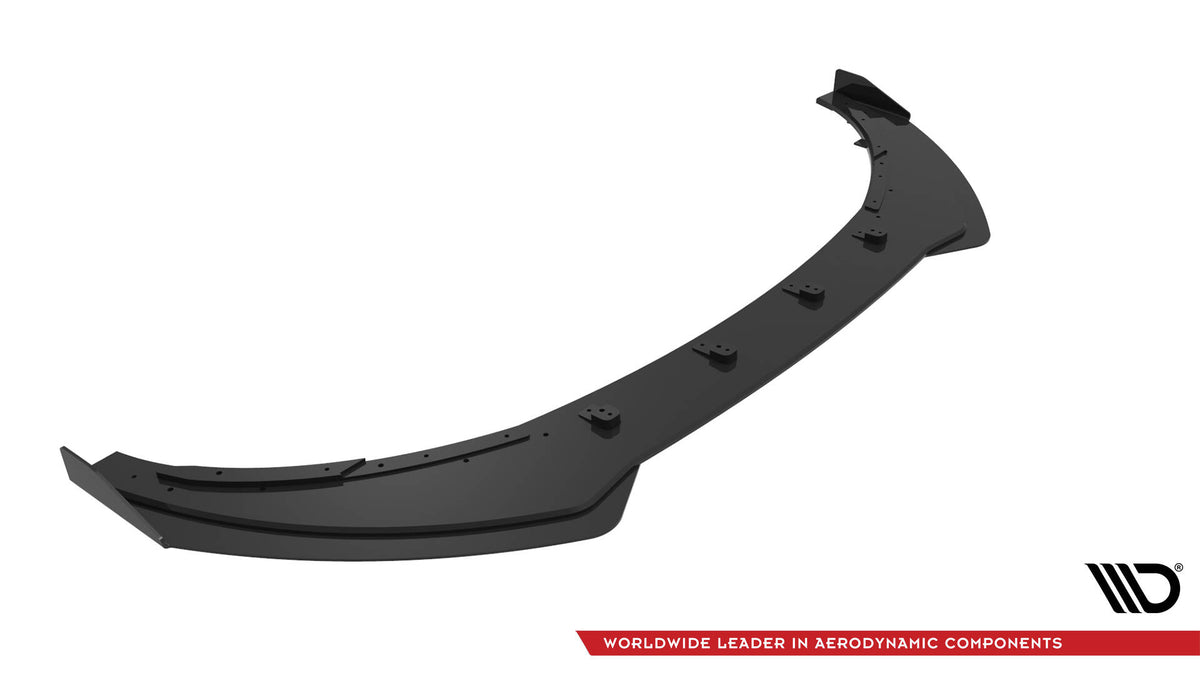 Street Pro Street+ Spoilerlippe Front Ansatz passend für + Flaps passend für V.1 + Flaps Toyota GR86 Mk1 schwarz Hochglanz – Ansicht 5