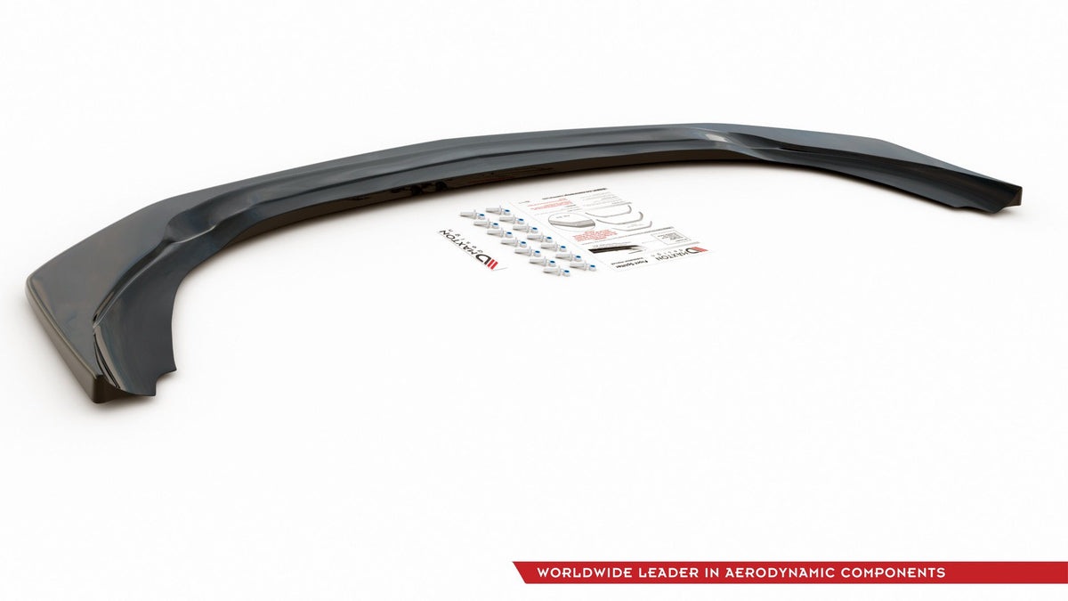 Street+ Spoilerlippe Front Ansatz V.3 passend für Mercedes A35 AMG Aero W177  schwarz Hochglanz – Ansicht 6