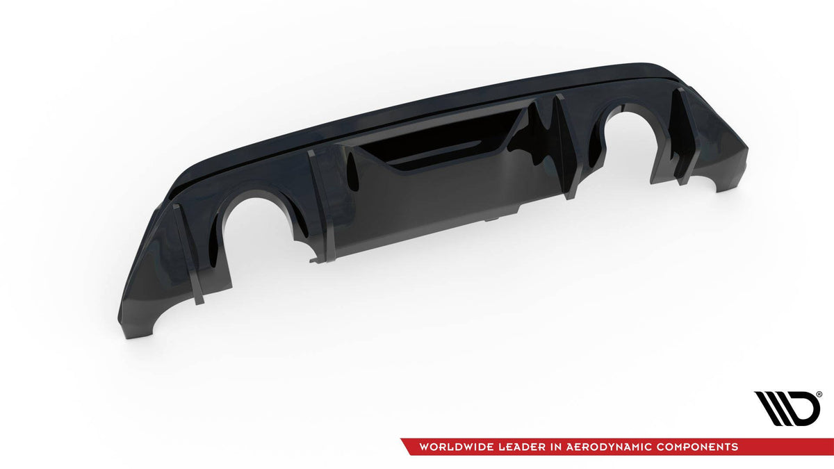 Diffusor Heck Ansatz V.3 passend für Ford Fiesta ST Mk8 schwarz Hochglanz – Ansicht 5