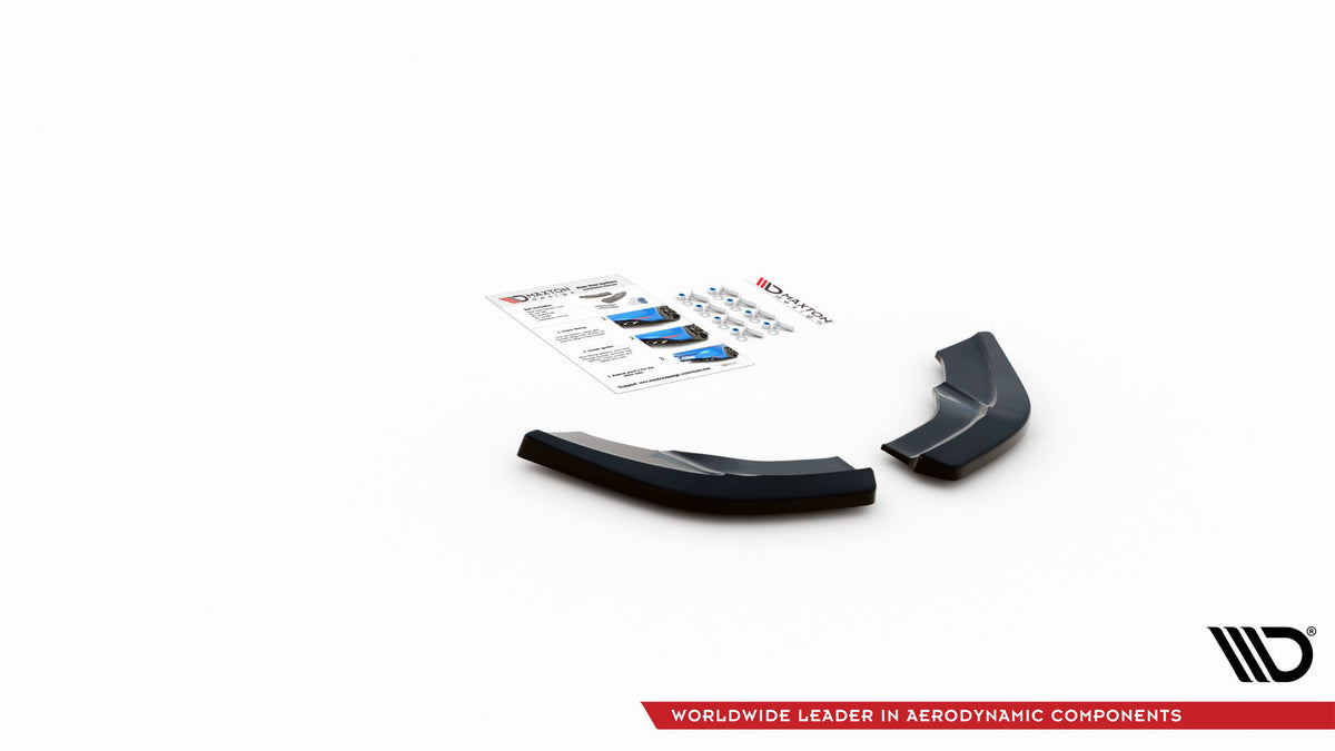 Heck Ansatz Flaps Diffusor V.2 passend für Mercedes-Benz A W176 schwarz Hochglanz – Ansicht 5
