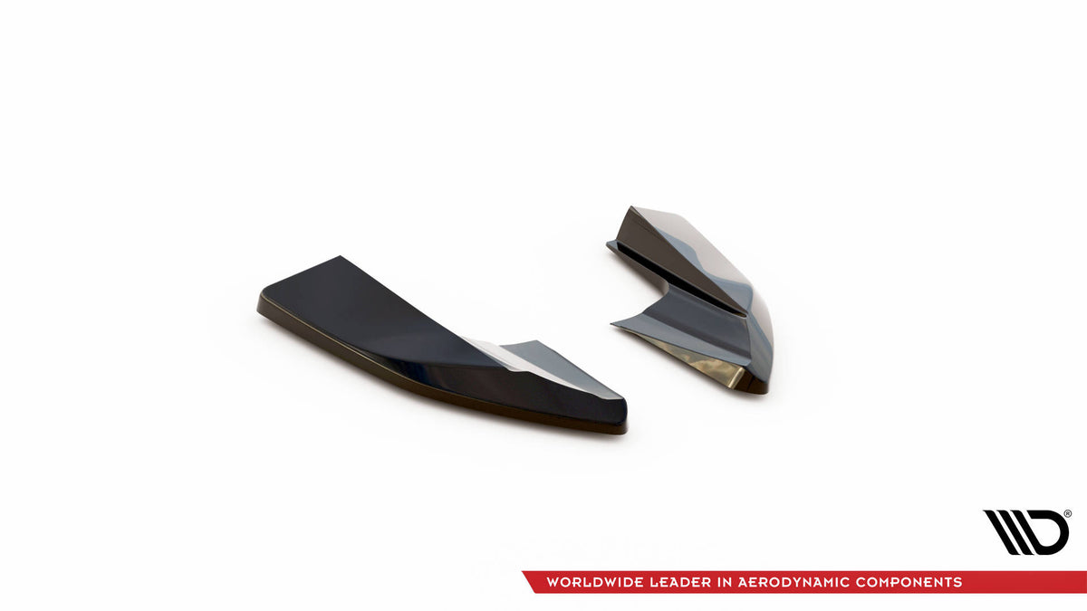 Heck Ansatz Flaps Diffusor V.2 passend für Audi e-Tron GT / RS GT Mk1 schwarz Hochglanz – Ansicht 5