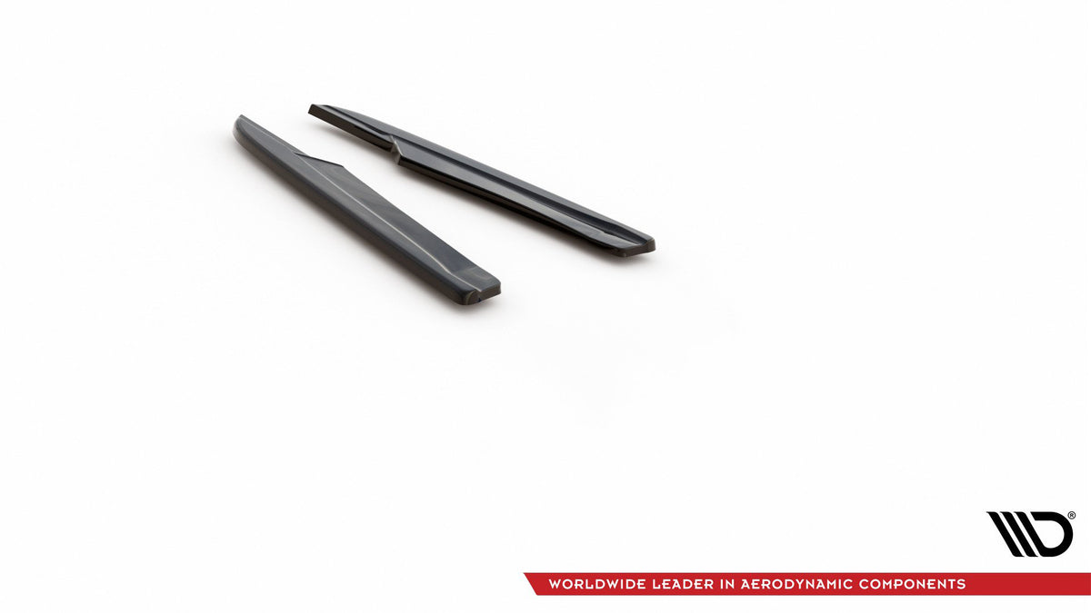 Heck Ansatz Flaps Diffusor V.2 passend für Skoda Octavia RS Mk3/Mk3 FL Hatchback/Kombi  schwarz Hochglanz – Ansicht 4