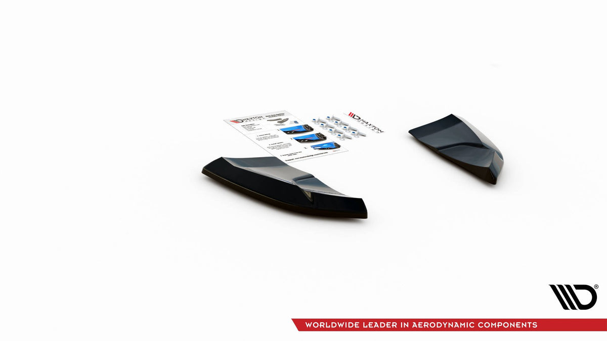 Heck Ansatz Flaps Diffusor passend für Audi SQ5 Mk1 (8R) schwarz Hochglanz – Ansicht 5