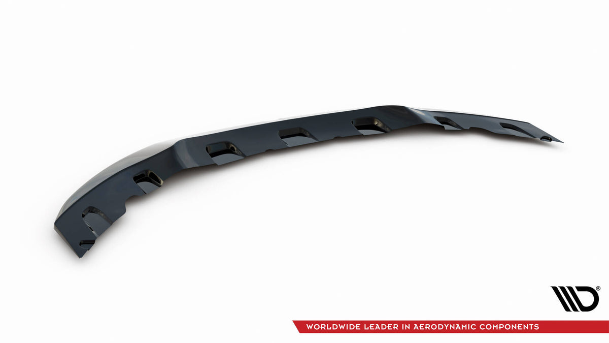 Street+ Spoilerlippe Front Ansatz V.2 passend für BMW 4er Coupe / Gran Coupe / Cabrio M-Paket F32 / F36 / F33 schwarz Hochglanz – Ansicht 8