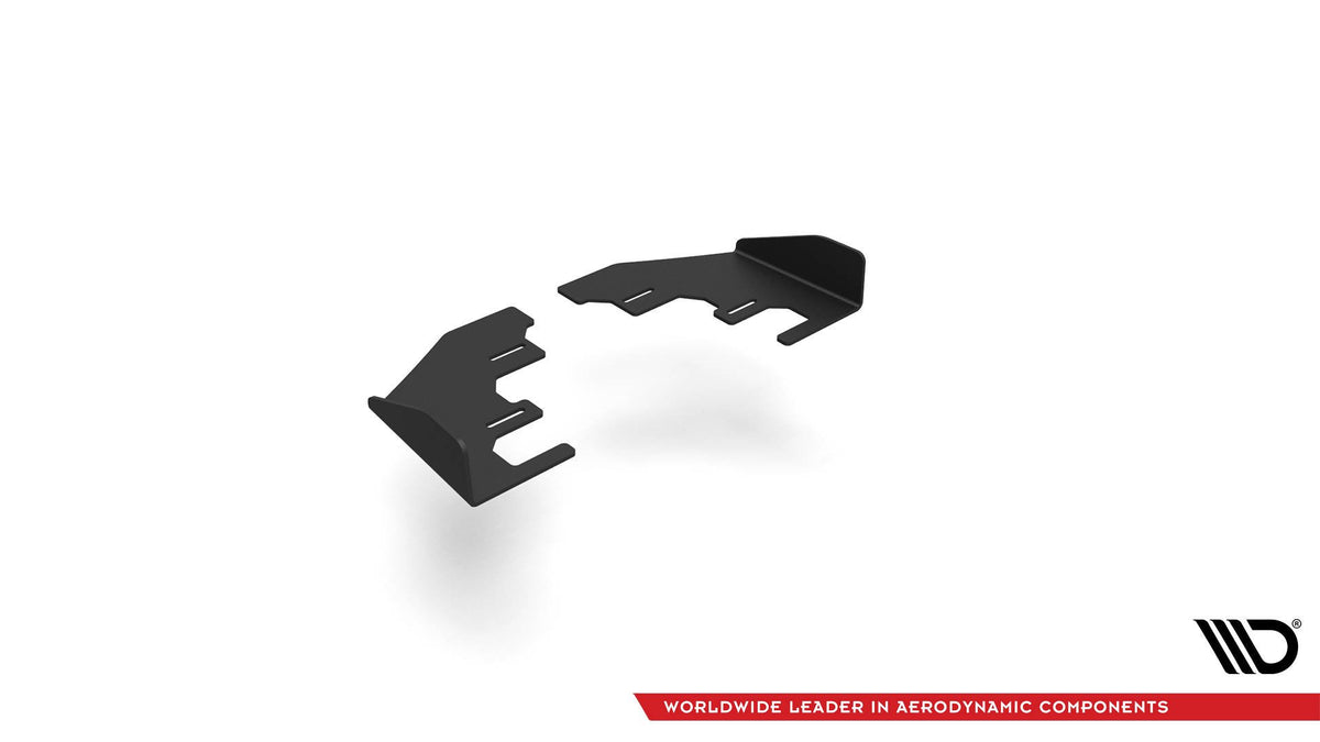 Hintere Seiten Flaps passend für Seat Leon FR Hatchback Mk4 schwarz Hochglanz – Ansicht 5