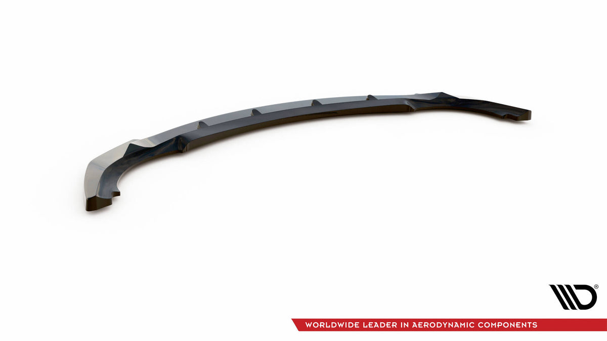 Street+ Spoilerlippe Front Ansatz V.1 passend für BMW 3er Coupe E46 schwarz Hochglanz – Ansicht 6