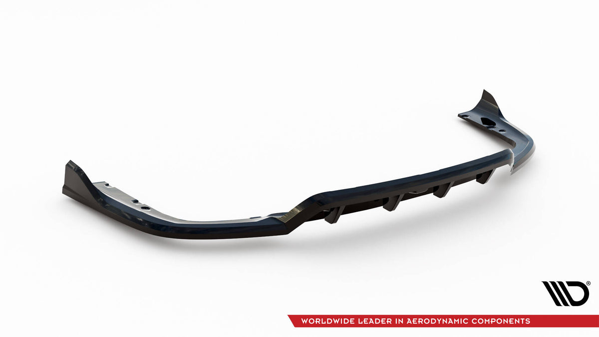 Street+ Mittlerer Diffusor RACE V.2 passend für BMW X6 M-Paket G06 Facelift schwarz Hochglanz – Ansicht 6
