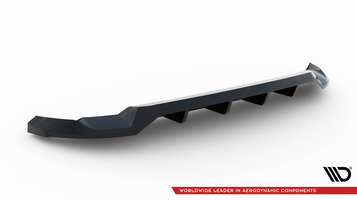Street+ Mittlerer Diffusor RACE passend für Volvo EX30 Mk1 schwarz Hochglanz – Ansicht 6