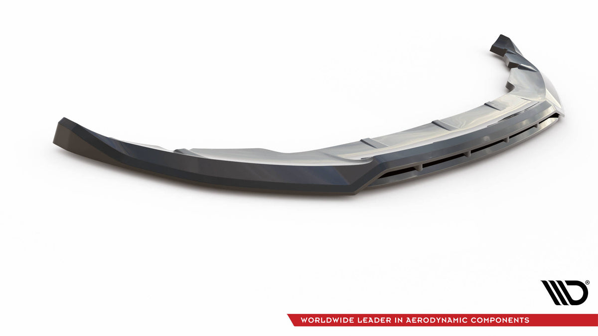 Street+ Spoilerlippe Front Ansatz V.2 passend für Mini Cooper Clubman John Cooper Works F54 Facelift schwarz Hochglanz – Ansicht 5