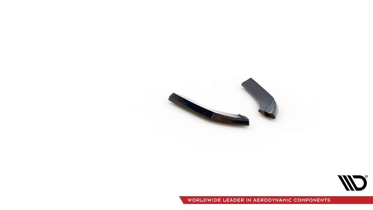 Heck Ansatz Flaps Diffusor V.1 passend für Mini Cooper Clubman John Cooper Works F54 Facelift schwarz Hochglanz – Ansicht 5