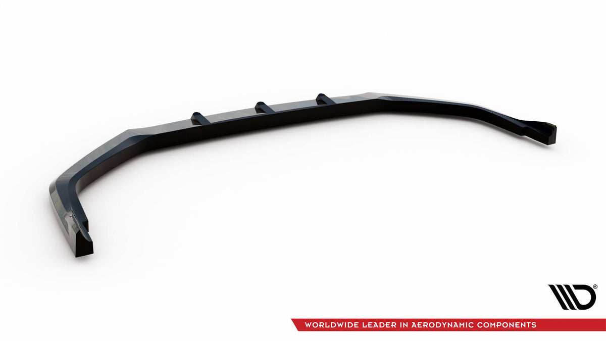 Street+ Spoilerlippe Front Ansatz V.1 passend für Lexus NX F-Sport Mk2 schwarz Hochglanz – Ansicht 5