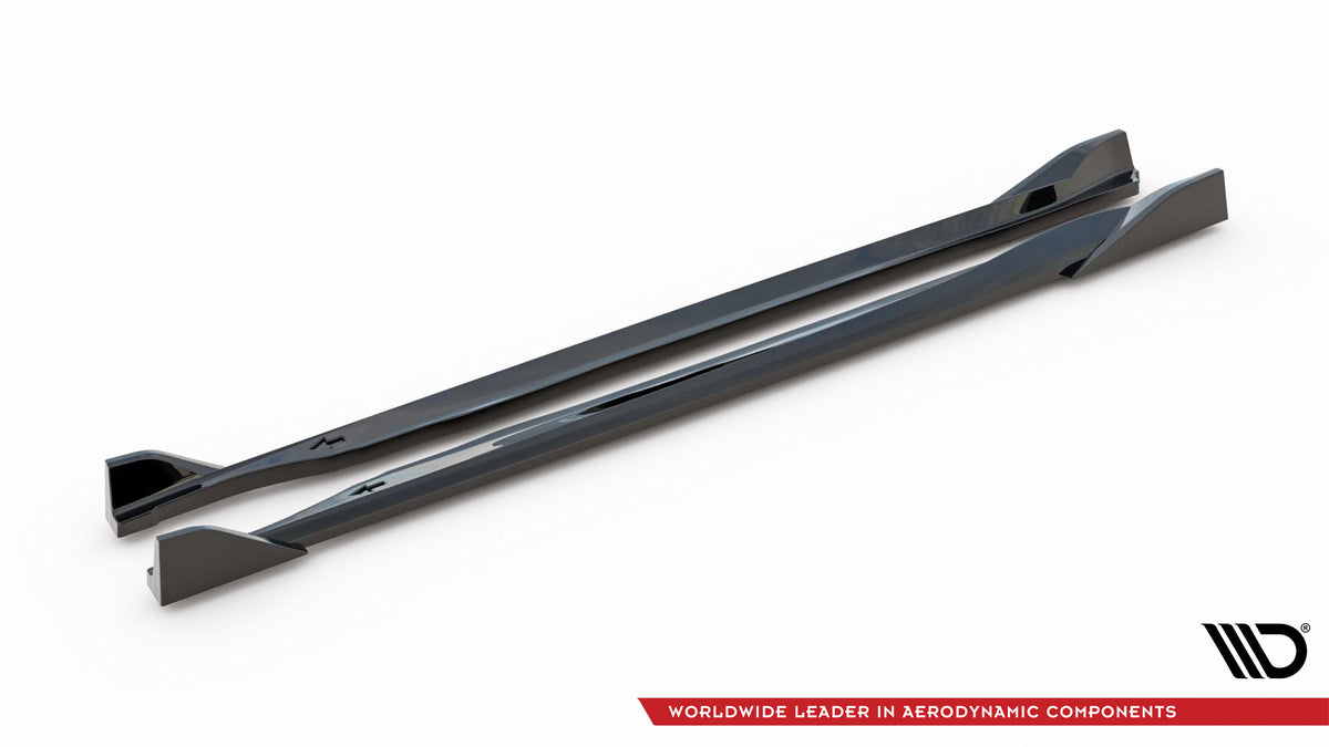 Street+ Seitenschweller Leisten passend für V.3 passend für Subaru BRZ Mk2 schwarz Hochglanz – Ansicht 5