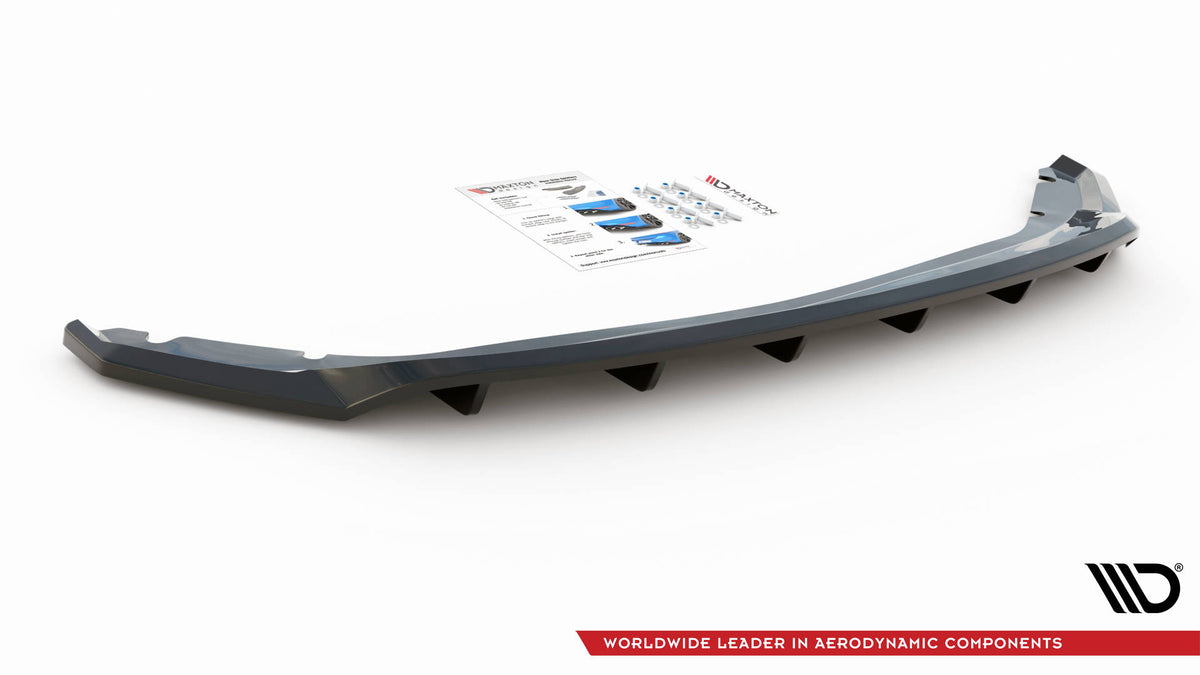 Street+ Mittlerer Diffusor RACE passend für Seat Leon Hatchback Mk3 schwarz Hochglanz – Ansicht 4