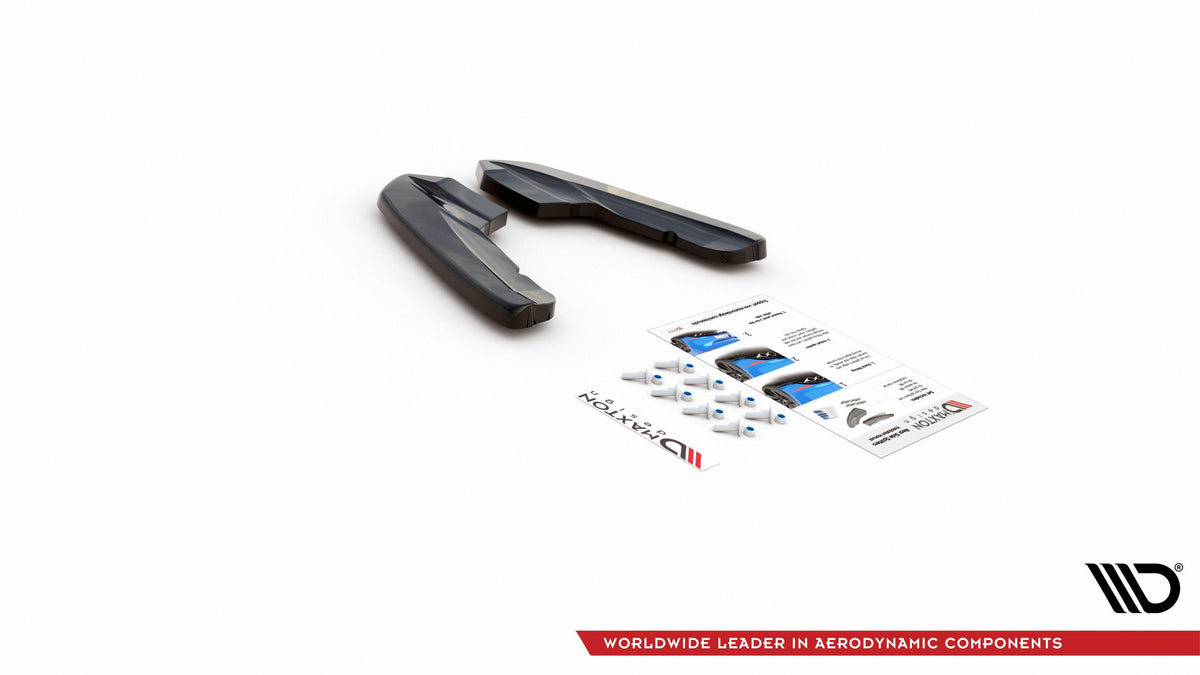 Heck Ansatz Flaps Diffusor V.2 passend für Audi RS3 8V Sportback schwarz Hochglanz – Ansicht 7