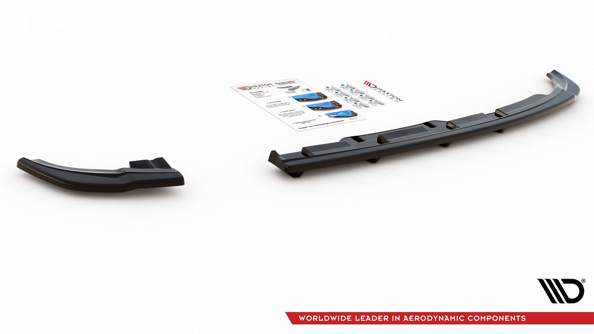 Street+ Mittlerer Diffusor RACE passend für VW Polo GTI Mk6 schwarz Hochglanz – Ansicht 7