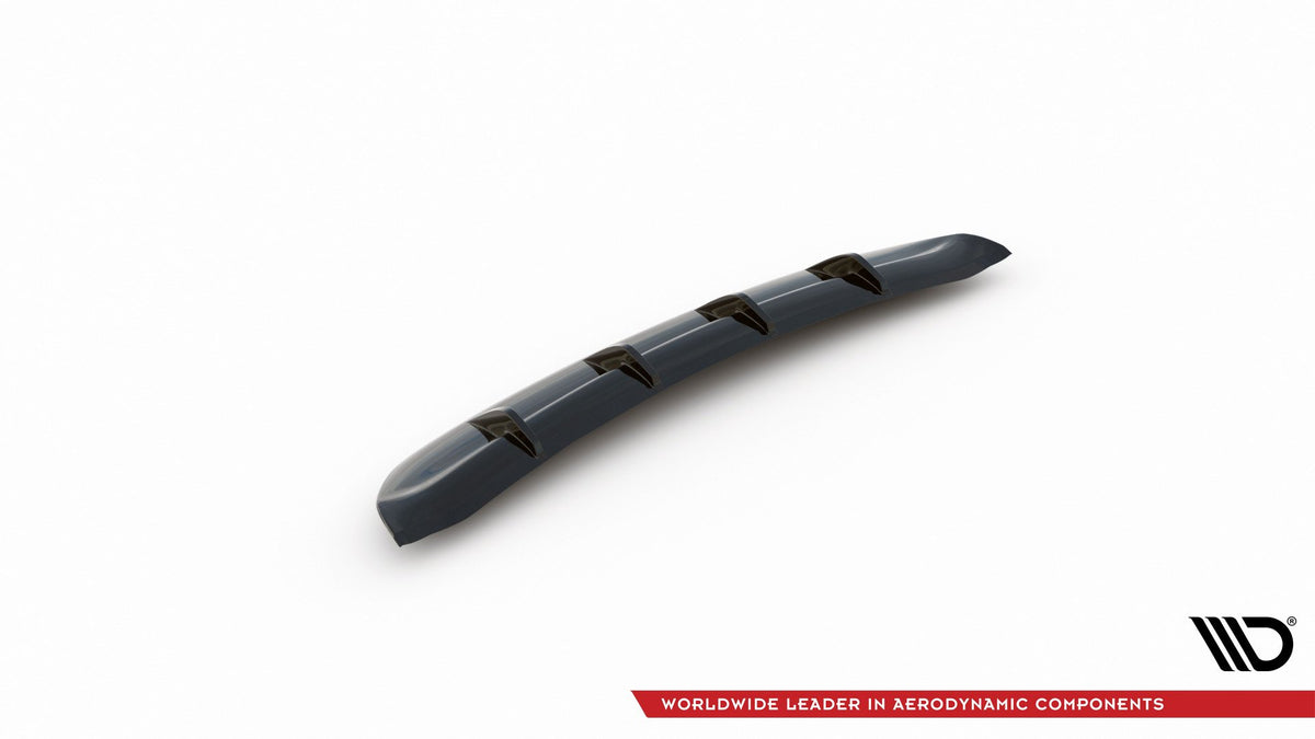 Diffusor Heck Ansatz passend für Ford Mondeo Vignale Mk5 Facelift schwarz Hochglanz – Ansicht 7