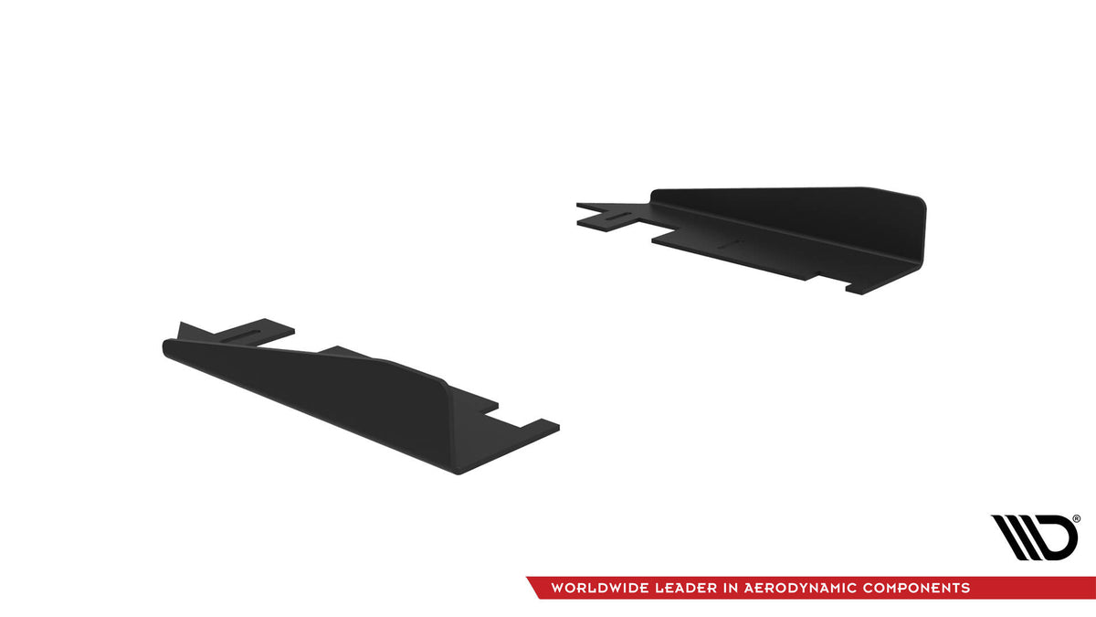 Seitenschweller Flaps passend für Audi A7 RS7 Look C7 schwarz Hochglanz – Ansicht 7