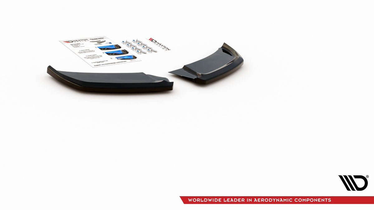Heck Ansatz Flaps Diffusor passend für Audi A1 S-Line GB schwarz Hochglanz – Ansicht 8