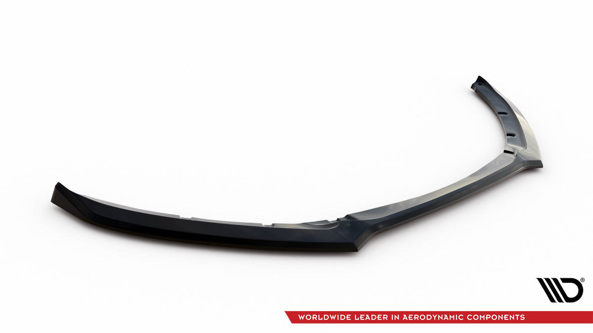 Street+ Spoilerlippe Front Ansatz V.1 passend für Jaguar XE X760 Facelift schwarz Hochglanz – Ansicht 5