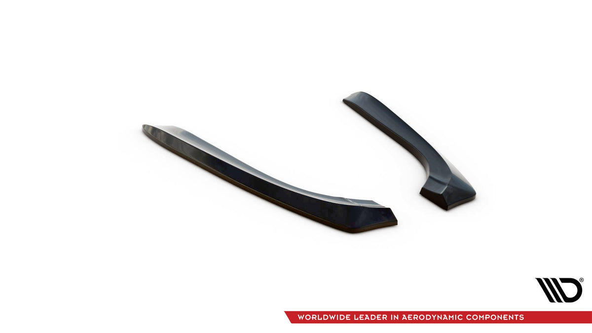 Heck Ansatz Flaps Diffusor passend für AUDI A4 B7 schwarz Hochglanz – Ansicht 4