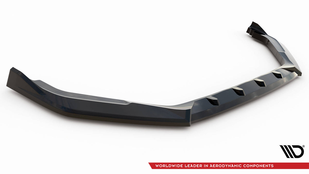 Street+ Spoilerlippe Front Ansatz V.2 passend für Honda Civic Type-R Mk 11 schwarz Hochglanz – Ansicht 5