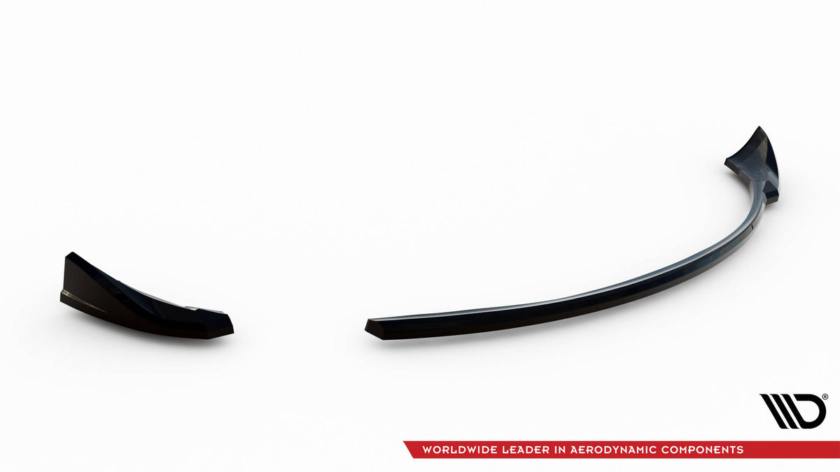 Heck Ansatz Flaps Diffusor passend für Audi TT 8J schwarz Hochglanz – Ansicht 5