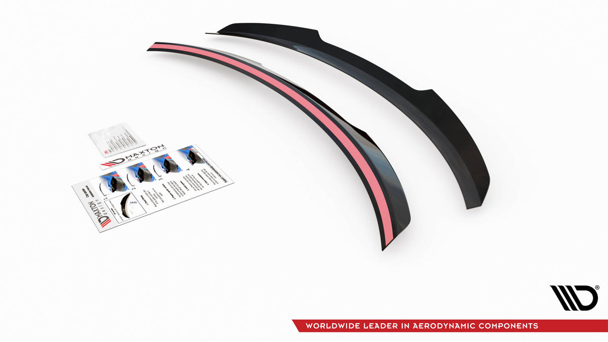 Heckspoiler Lippe Skoda Octavia Liftback Mk4 schwarz Hochglanz – Ansicht 5