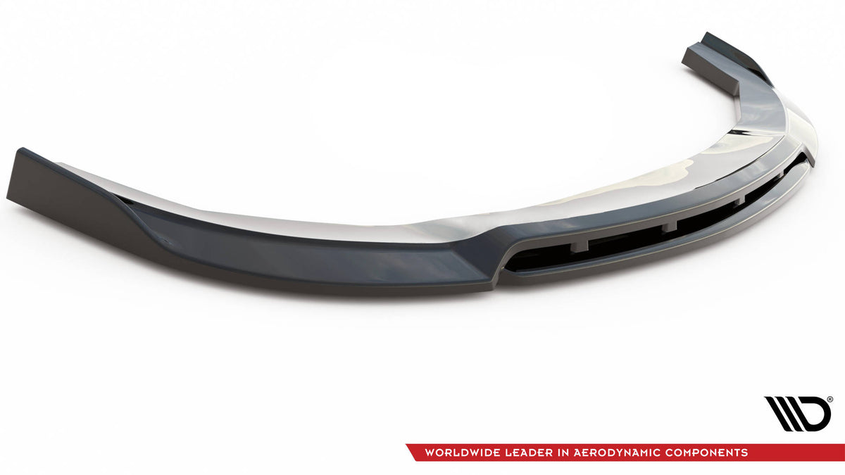 Street+ Spoilerlippe Front Ansatz V.1 passend für Dodge Charger SRT Mk7 Facelift schwarz Hochglanz – Ansicht 5