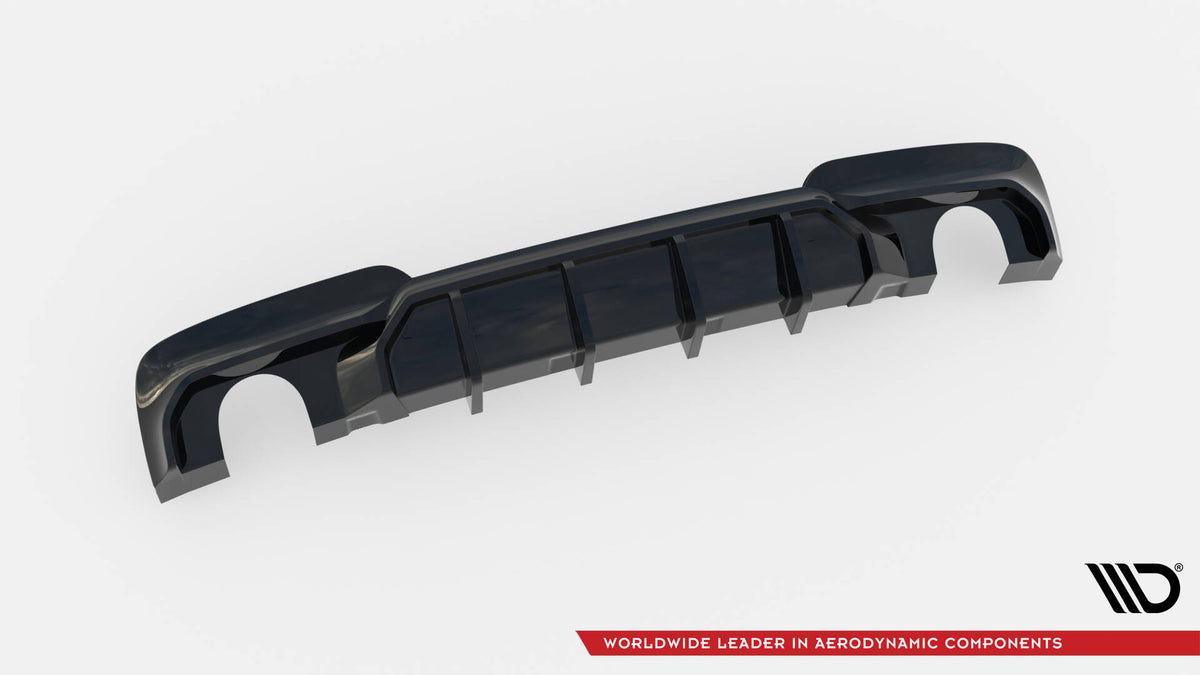 Diffusor Heck Ansatz V.2 passend für BMW 5er M-Paket F10 / F11 (Einzelauspuff li. re.) – Ansicht 5