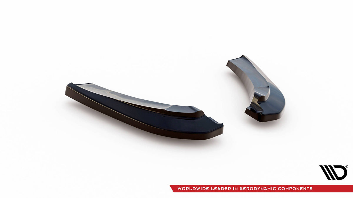Heck Ansatz Flaps Diffusor passend für Kia Ceed GT Mk3 Facelift schwarz Hochglanz – Ansicht 5