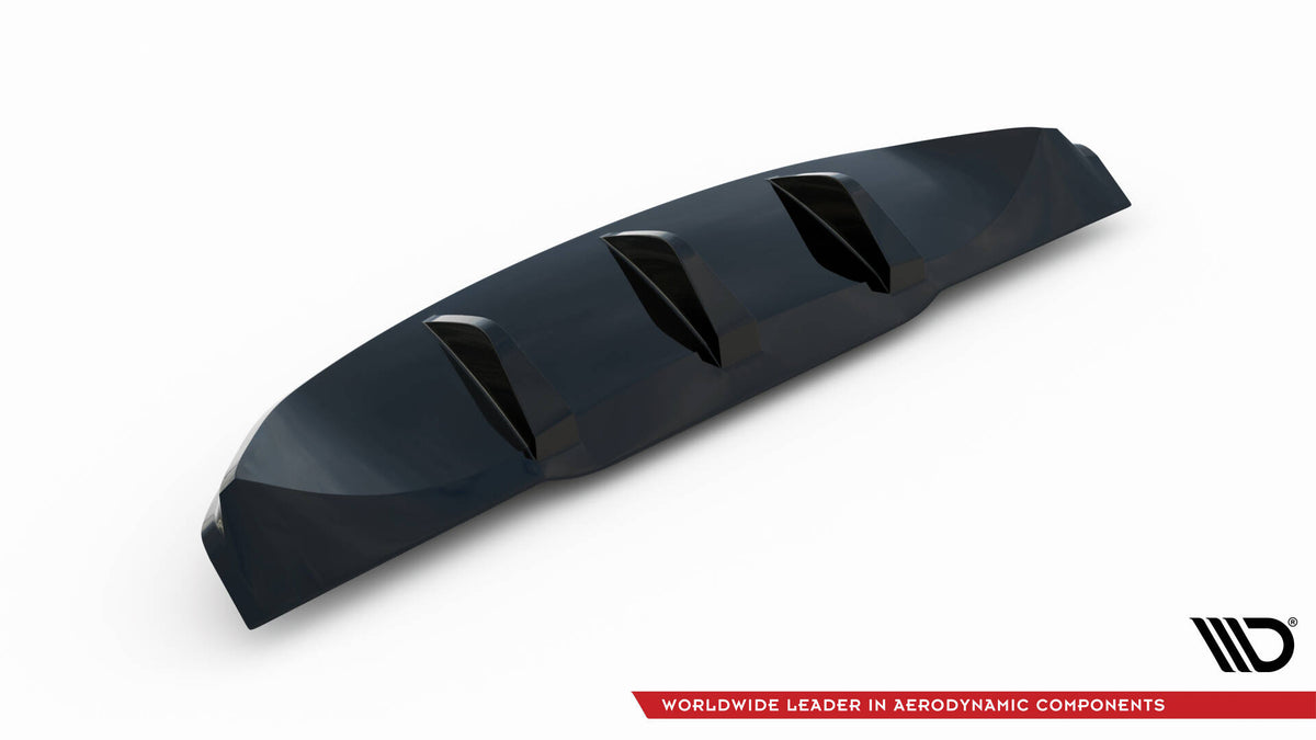 Diffusor Heck Ansatz passend für Maserati Granturismo Mk1 schwarz Hochglanz – Ansicht 4