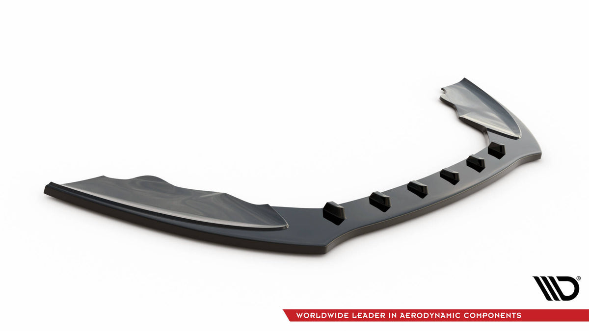 Street+ Spoilerlippe Front Ansatz V.1 passend für Ford Fiesta ST Mk7 FL schwarz Hochglanz – Ansicht 5