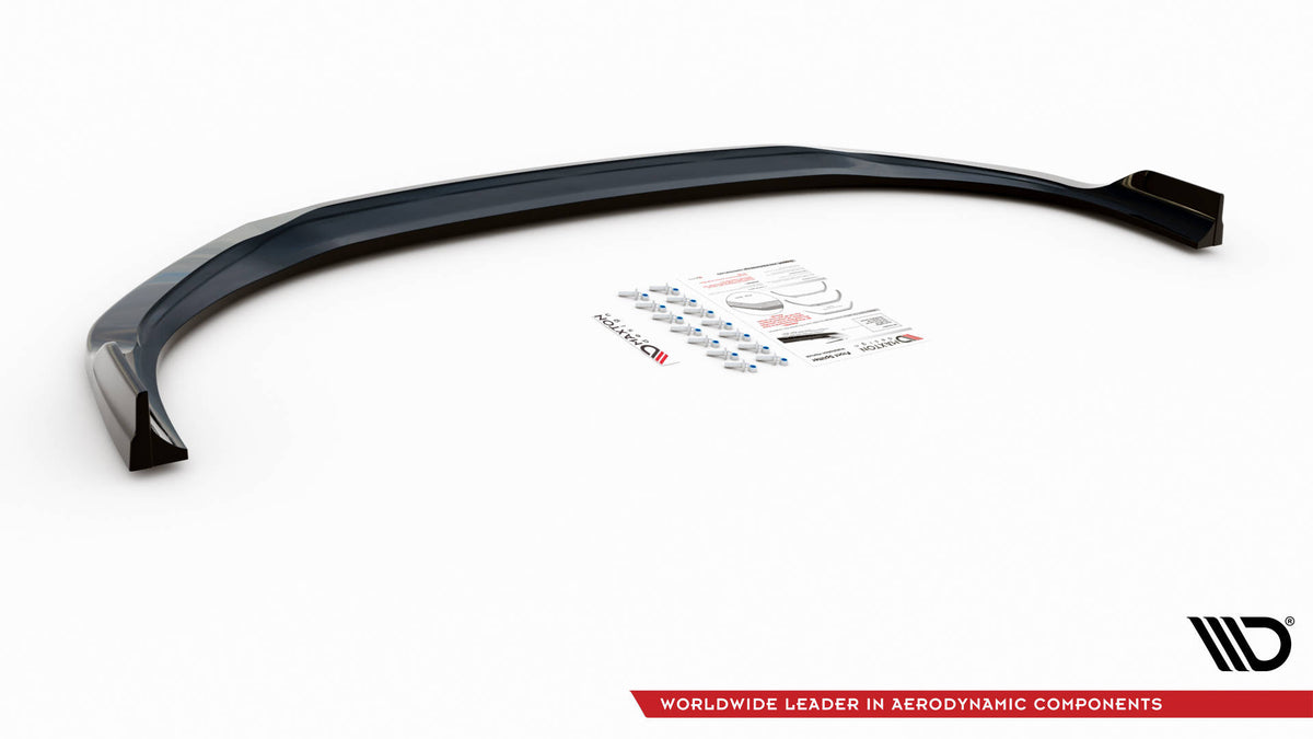 Street+ Spoilerlippe Front Ansatz V.3 passend für Hyundai I30 N / I30 N-Line Hatchback/Fastback Mk3 Facelift schwarz Hochglanz – Ansicht 6