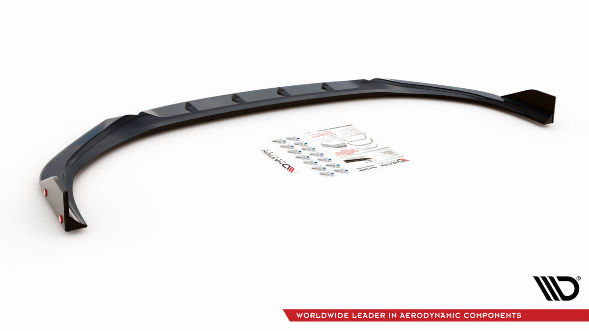 Street+ Spoilerlippe Front Ansatz V.1 + Flaps passend für Hyundai I30 N / I30 N-Line Hatchback/Fastback Mk3 Facelift – Ansicht 6