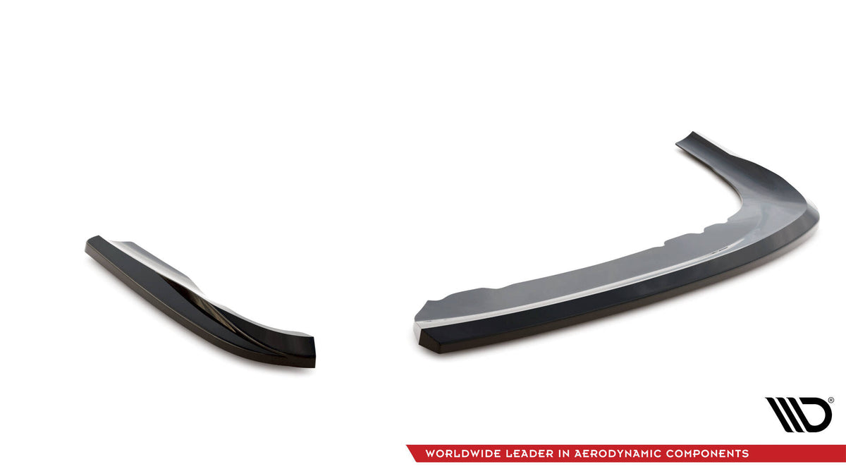 Heck Ansatz Flaps Diffusor passend für BMW 3er Coupe E46 schwarz Hochglanz – Ansicht 5
