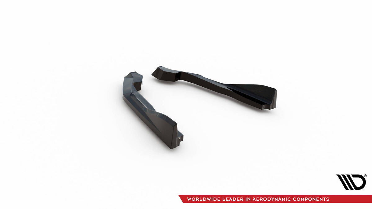 Heck Ansatz Flaps Diffusor V.4 passend für BMW 2 G42 schwarz Hochglanz – Ansicht 6