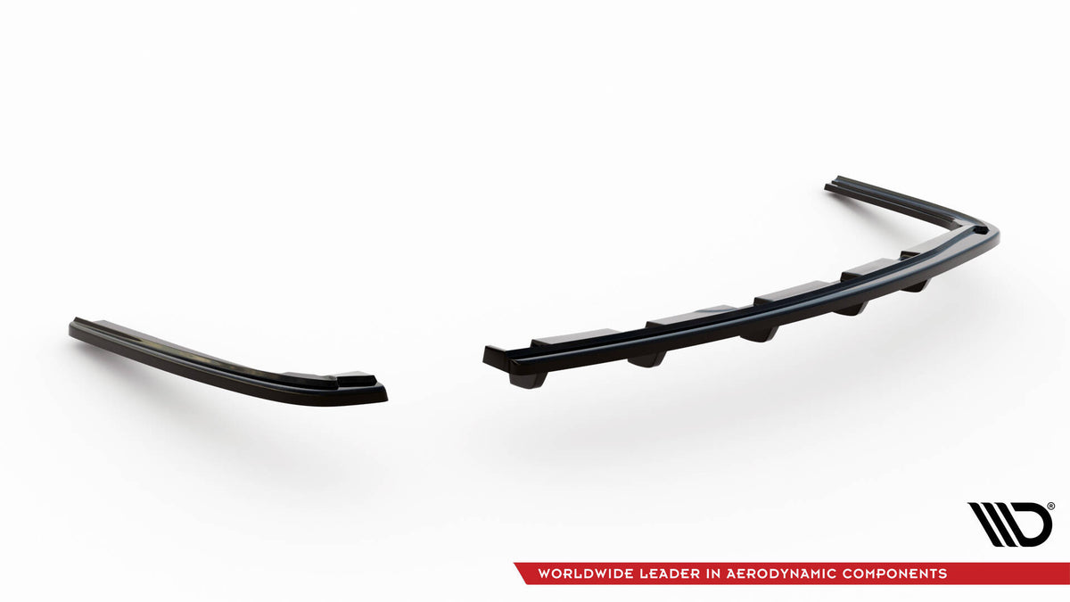 Diffusor Heck Ansatz passend für BMW 5er M-Paket F10 / F11 schwarz Hochglanz – Ansicht 5