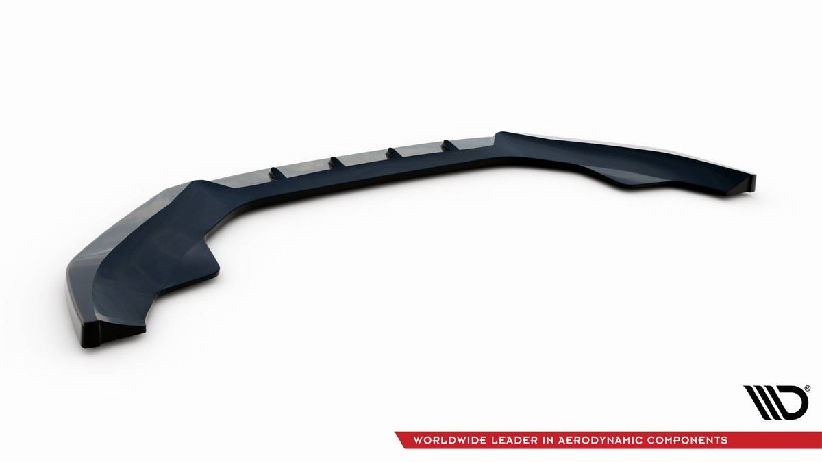 Street+ Spoilerlippe Front Ansatz V.3 passend für Audi A4 S-Line / S4 B8 Facelift schwarz Hochglanz – Ansicht 5