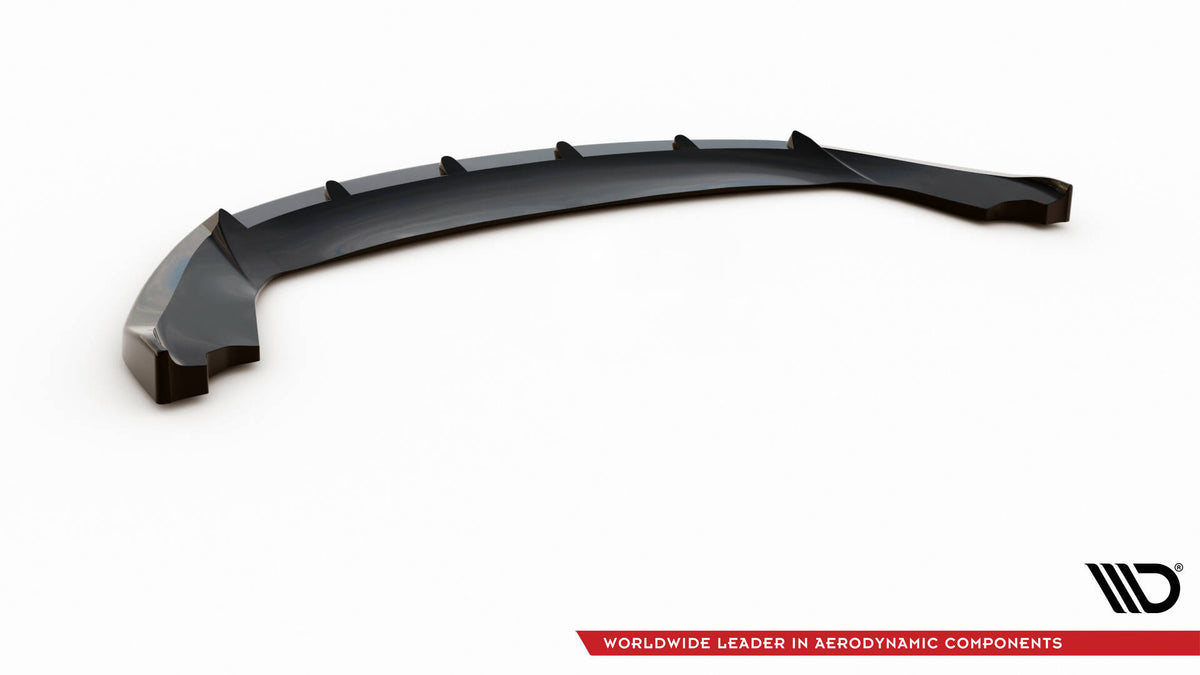 Street+ Spoilerlippe Front Ansatz V.2 passend für Seat Ibiza FR SC Mk4 Facelift schwarz Hochglanz – Ansicht 5