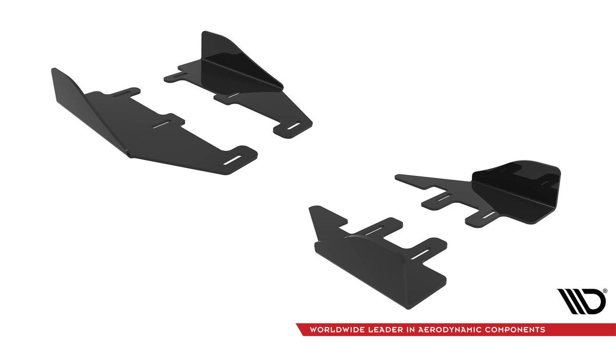 Seitenschweller Flaps passend für Ford Fiesta ST / ST-Line Mk8 schwarz Hochglanz – Ansicht 9