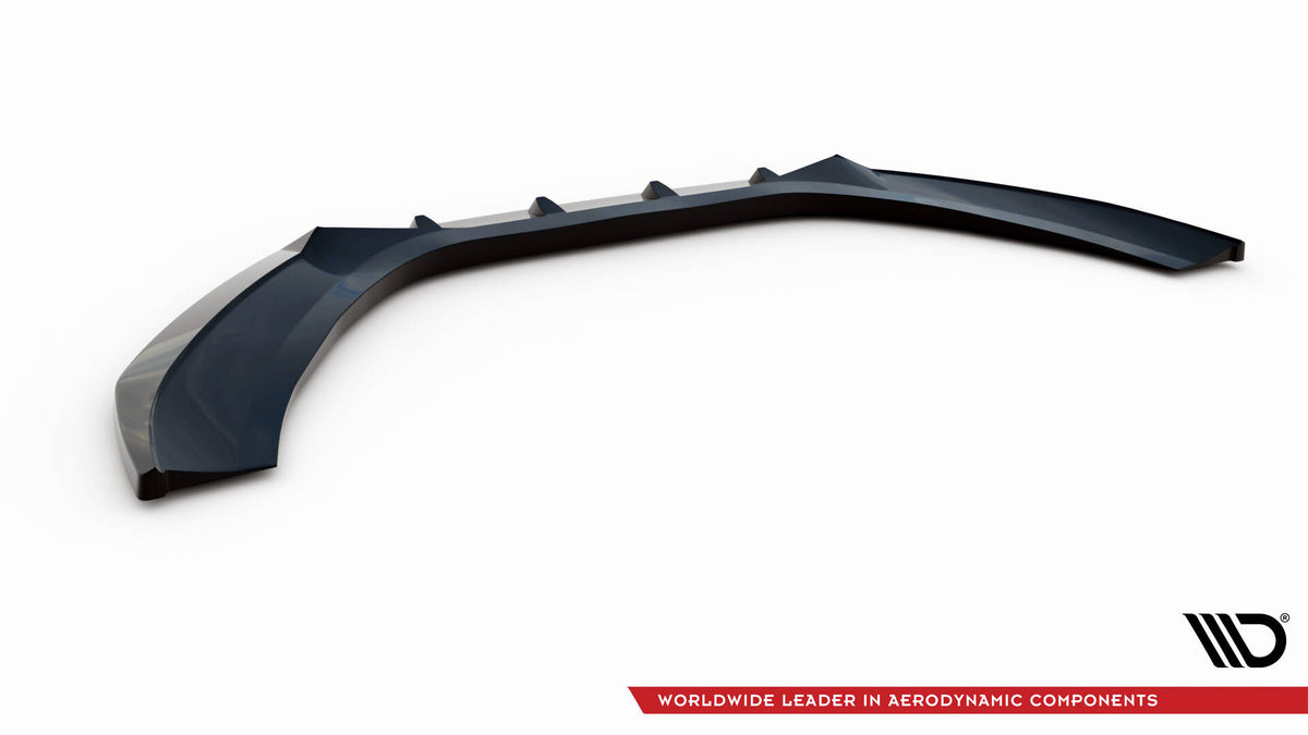 Street+ Spoilerlippe Front Ansatz V.2 passend für Audi A6 C7 schwarz Hochglanz – Ansicht 6