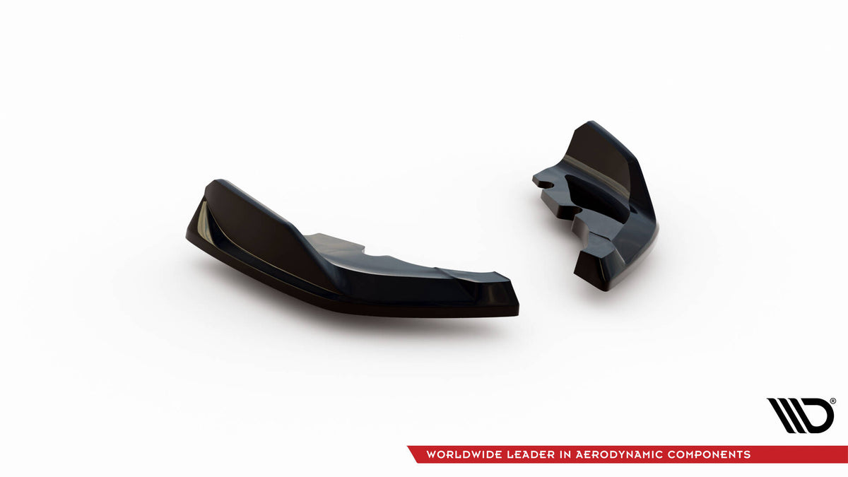 Heck Ansatz Flaps Diffusor passend für V.9 BMW 1er M-Paket / M135i F40 schwarz Hochglanz – Ansicht 5