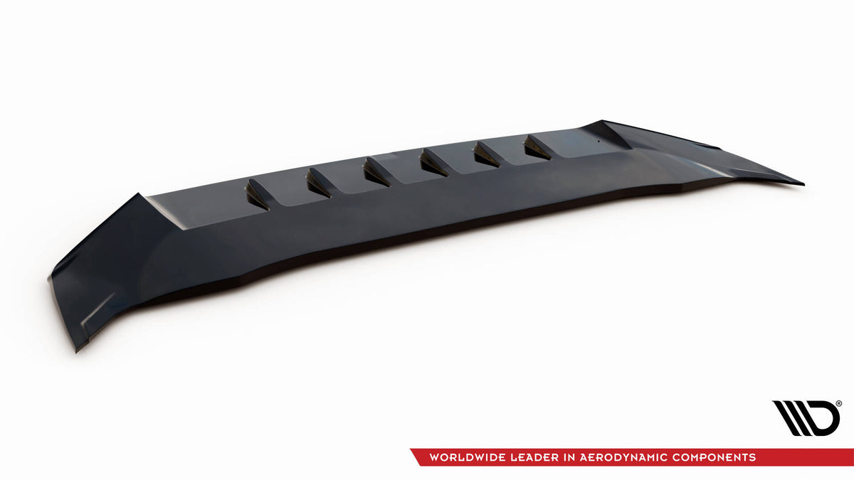 Street+ Spoilerlippe Front Ansatz V.2 passend für VW Arteon R-Line Limousine / Shooting Brake Mk1 schwarz Hochglanz – Ansicht 6