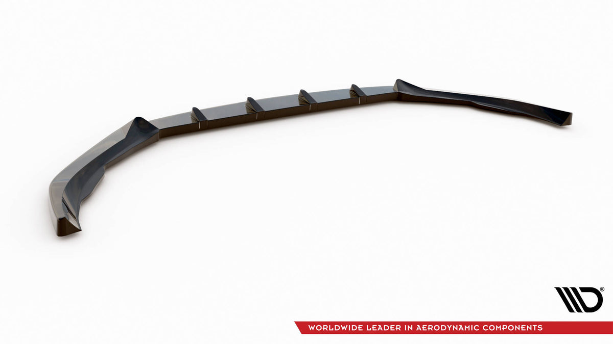 Street+ Spoilerlippe Front Ansatz passend für Volvo V90 / S90 R-Design Mk2 schwarz Hochglanz – Ansicht 6