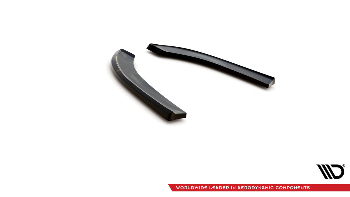 Heck Ansatz Flaps Diffusor passend für Ford Transit Custom ST-Line Mk1 Facelift schwarz Hochglanz – Ansicht 5